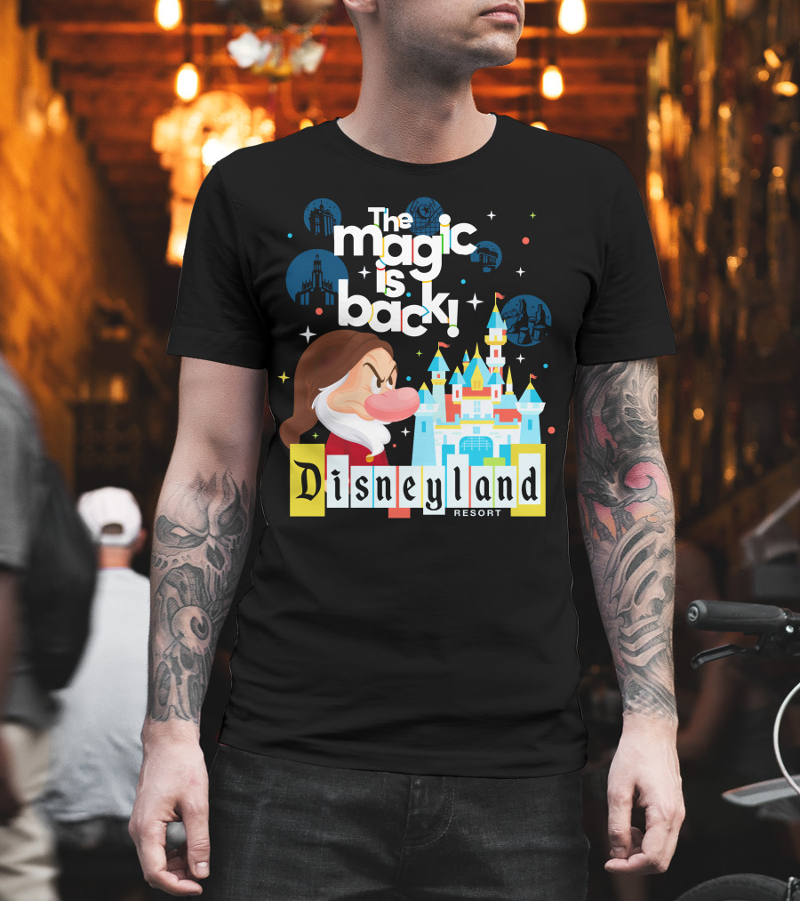 The Magic is Back Grumpy Disneyland Resort T-Shirt