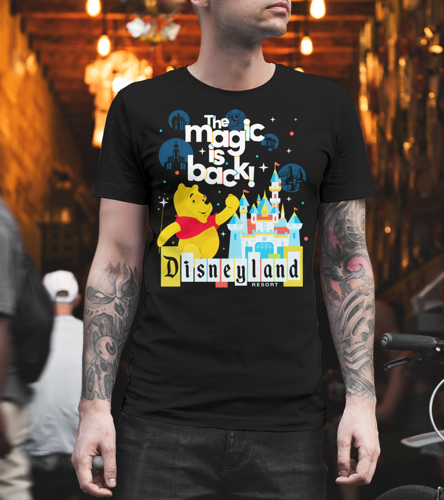 The Magic Is Back Pooh Disneyland Resort T-Shirt