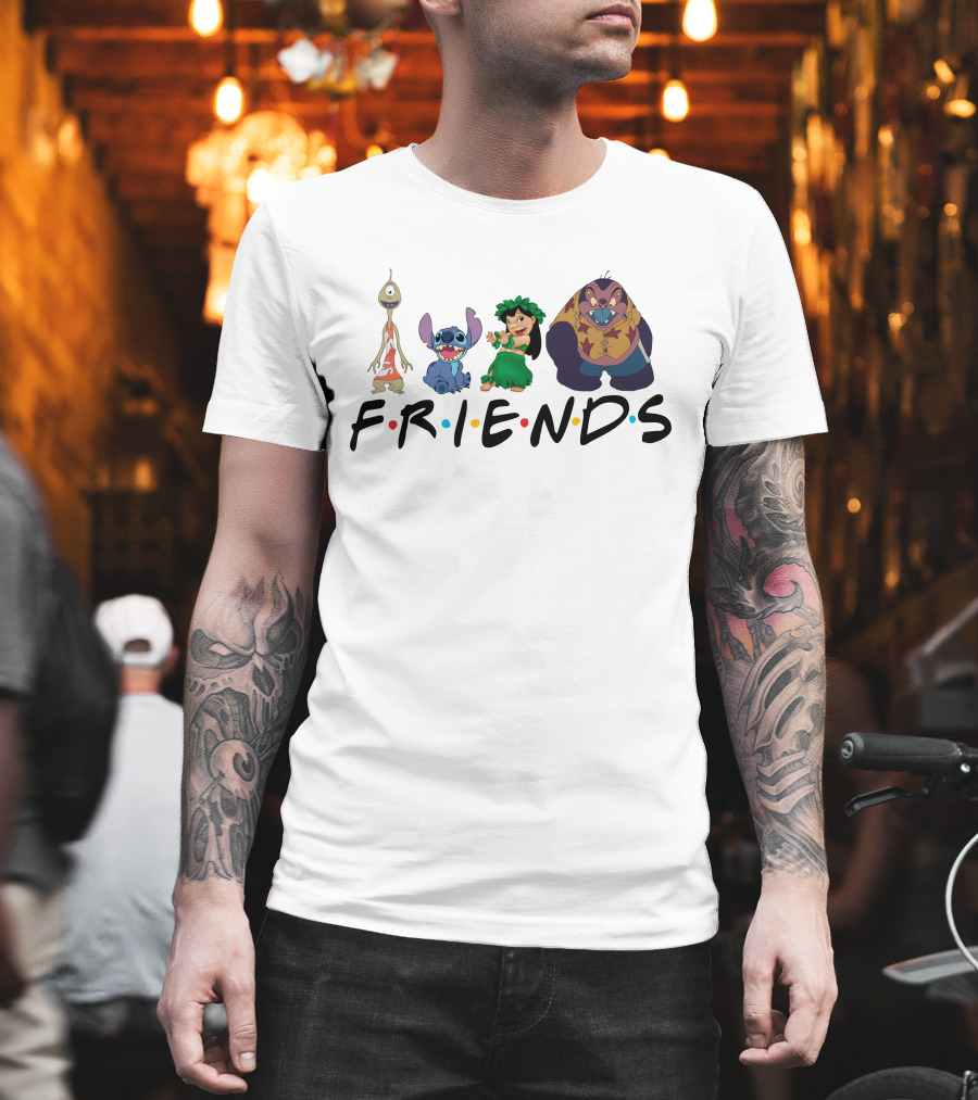 Friends Lilo And Stitch Characters Disney T-Shirt