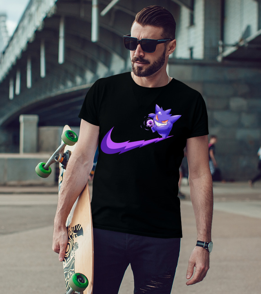 Gengar Ghost Type Nike Crossover T-Shirt