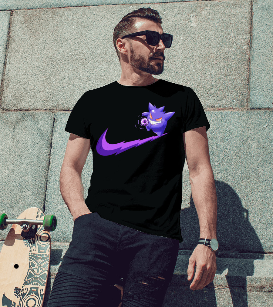 Gengar Ghost Type Nike Crossover T-Shirt