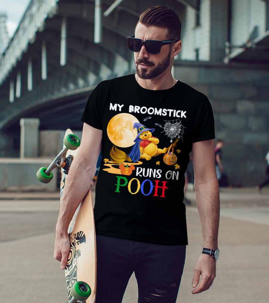 My Broomstick Runs On Pooh T-Shirt