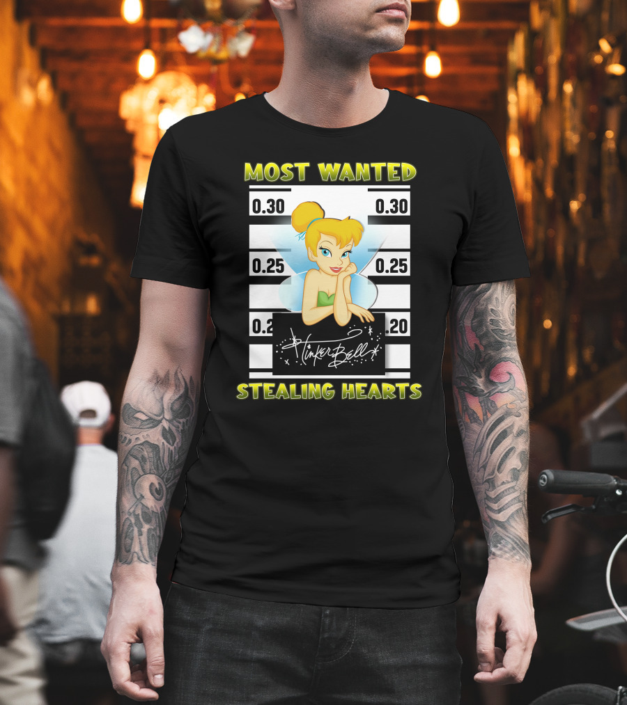 Most Wanted Tinkerbell Stealing Hearts T-Shirt