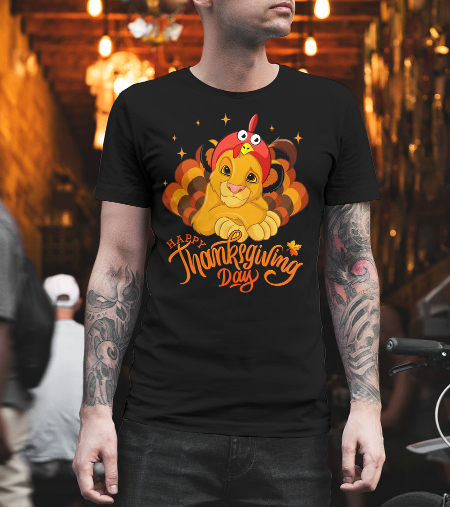 Simba Happy Thanksgiving Day T-Shirt