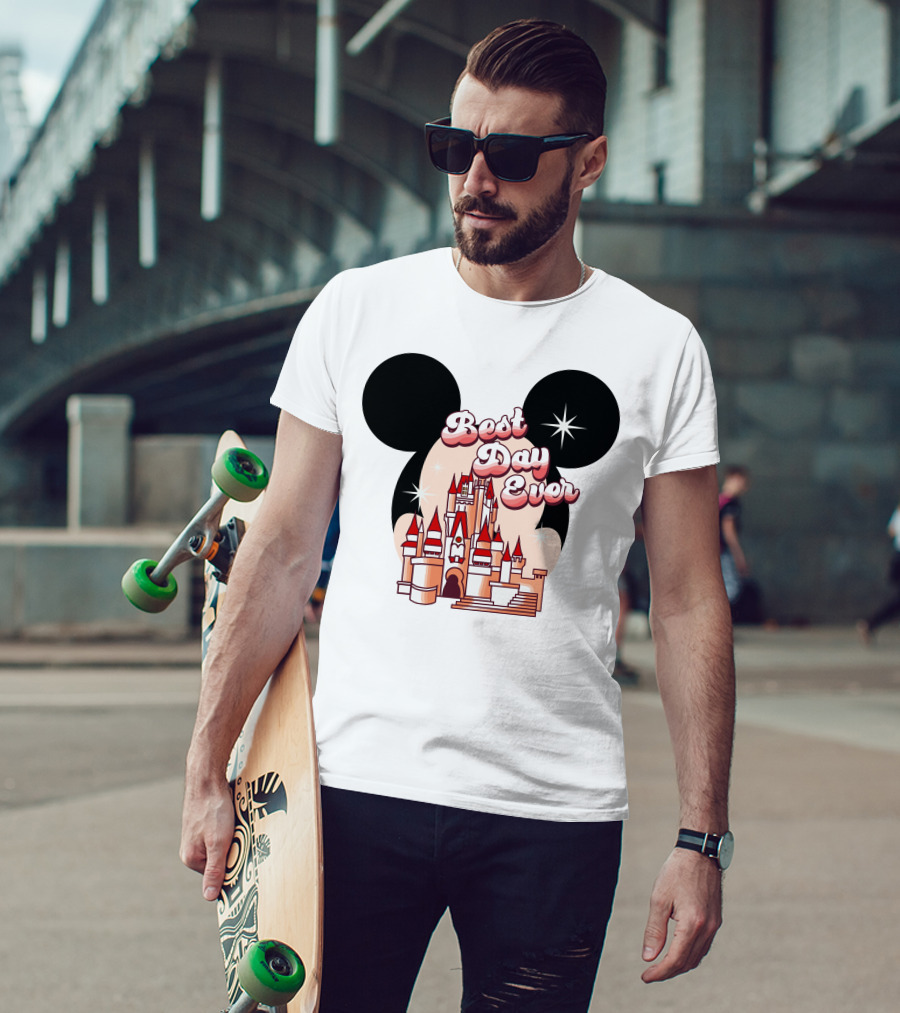 Best Day Ever Mickey Castle T-Shirt