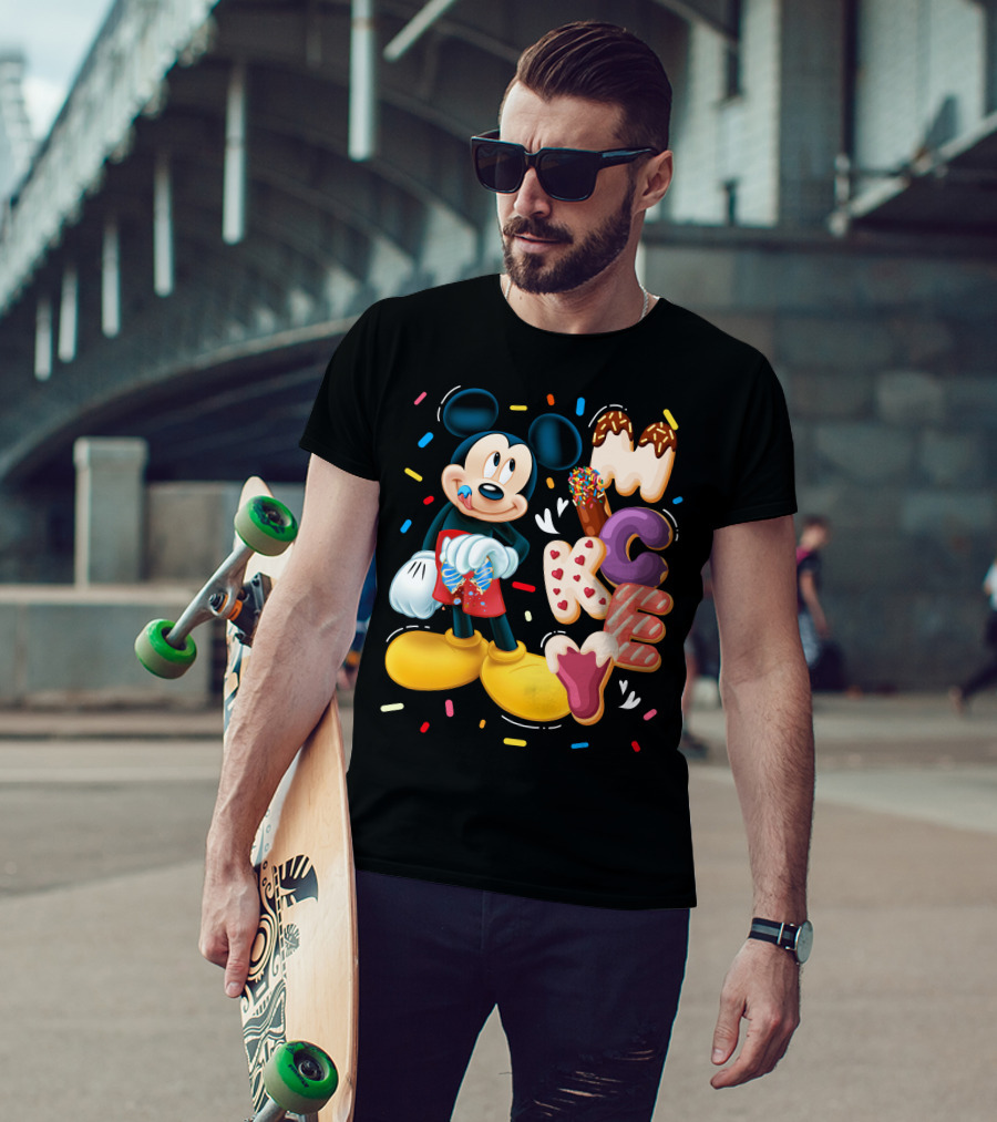 Mickey Mouse Donut Sprinkles T-Shirt