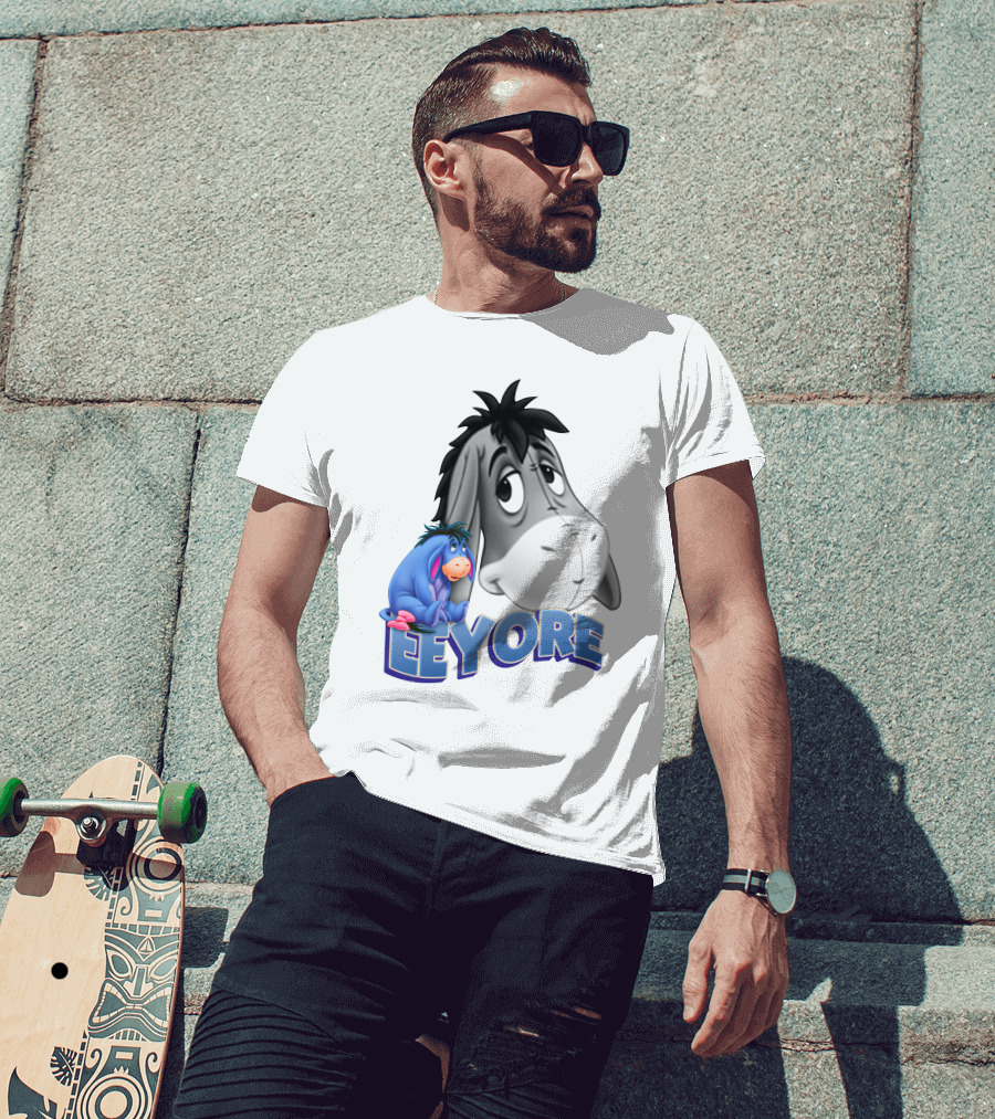 Eeyore Blue And Gray Character Disney T-Shirt