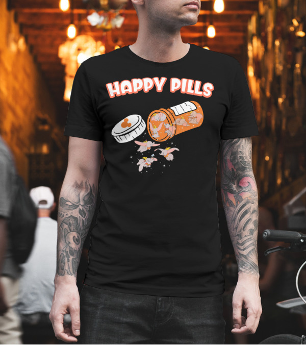 HAPPY PILLS Dumbo Magic T-Shirt HAPPY PILLS Dumbo Magic T-Shirt
