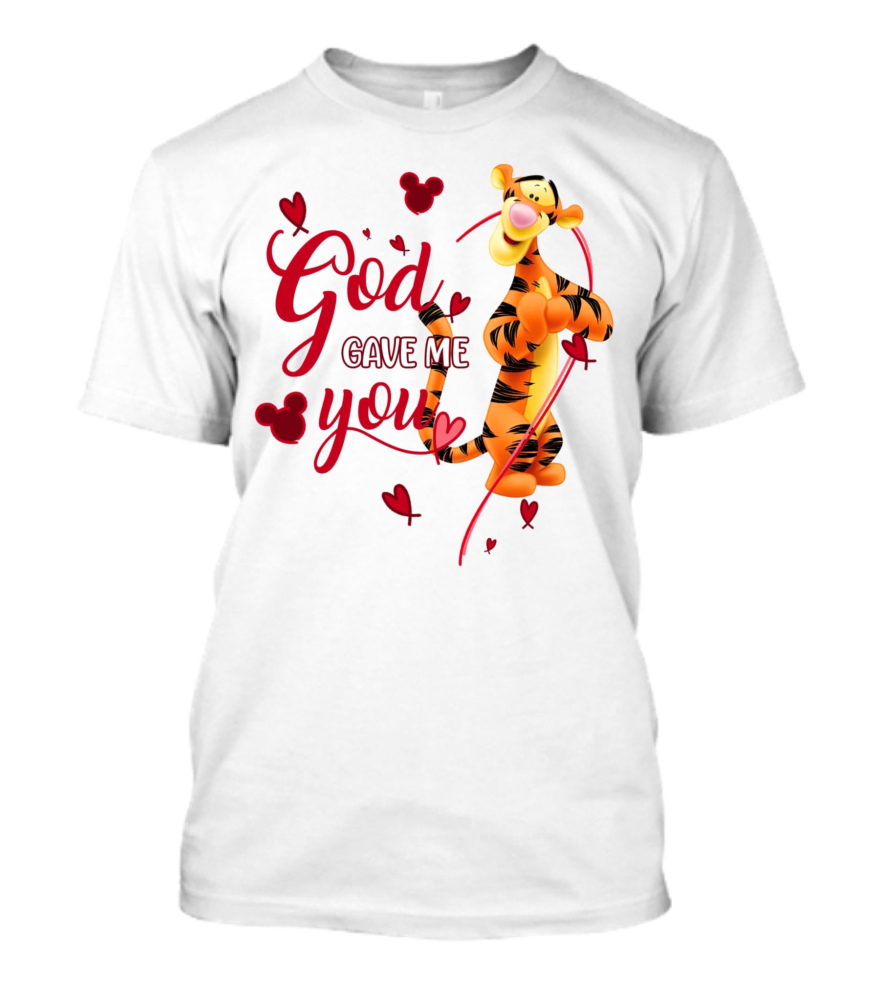 God Gave Me You Tigger Hearts Disney T-Shirt