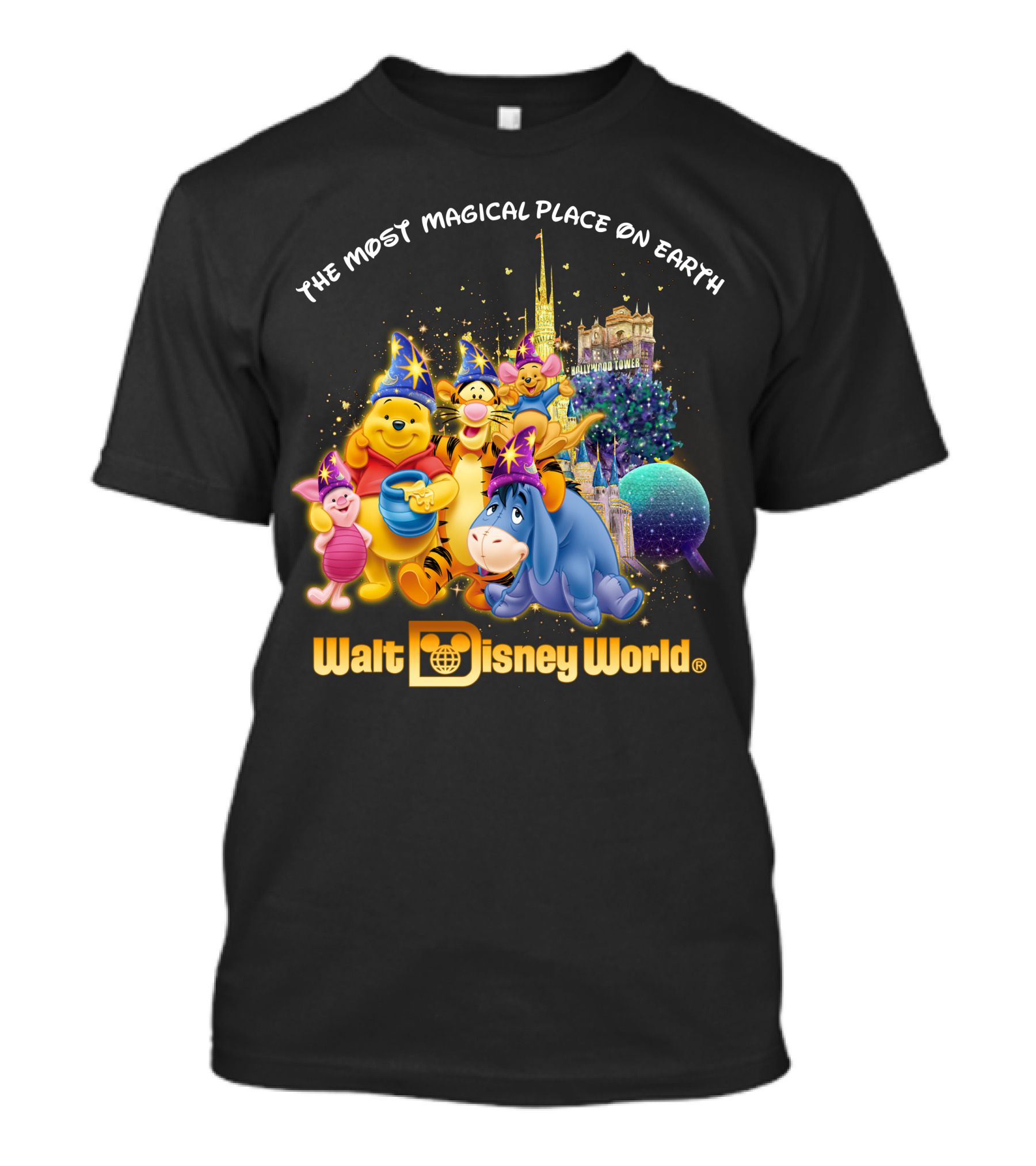 The Most Magical Place On Earth Walt Disney World Winnie The Pooh T-Shirt