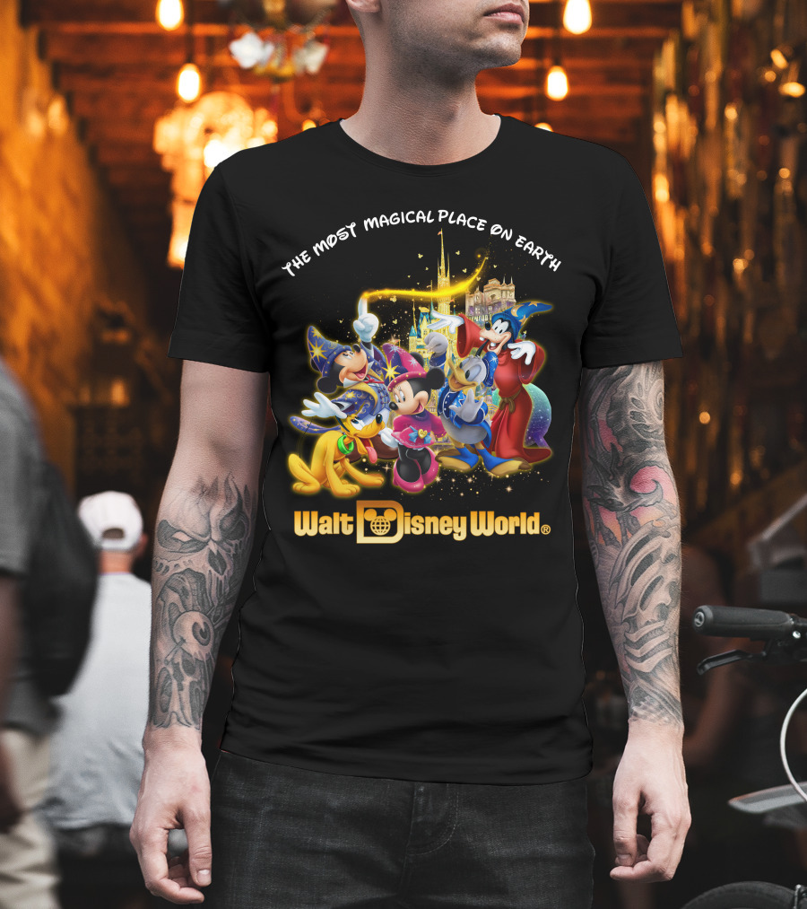 Walt Disney World The Most Magical Place On Earth Mickey & Friends T-Shirt