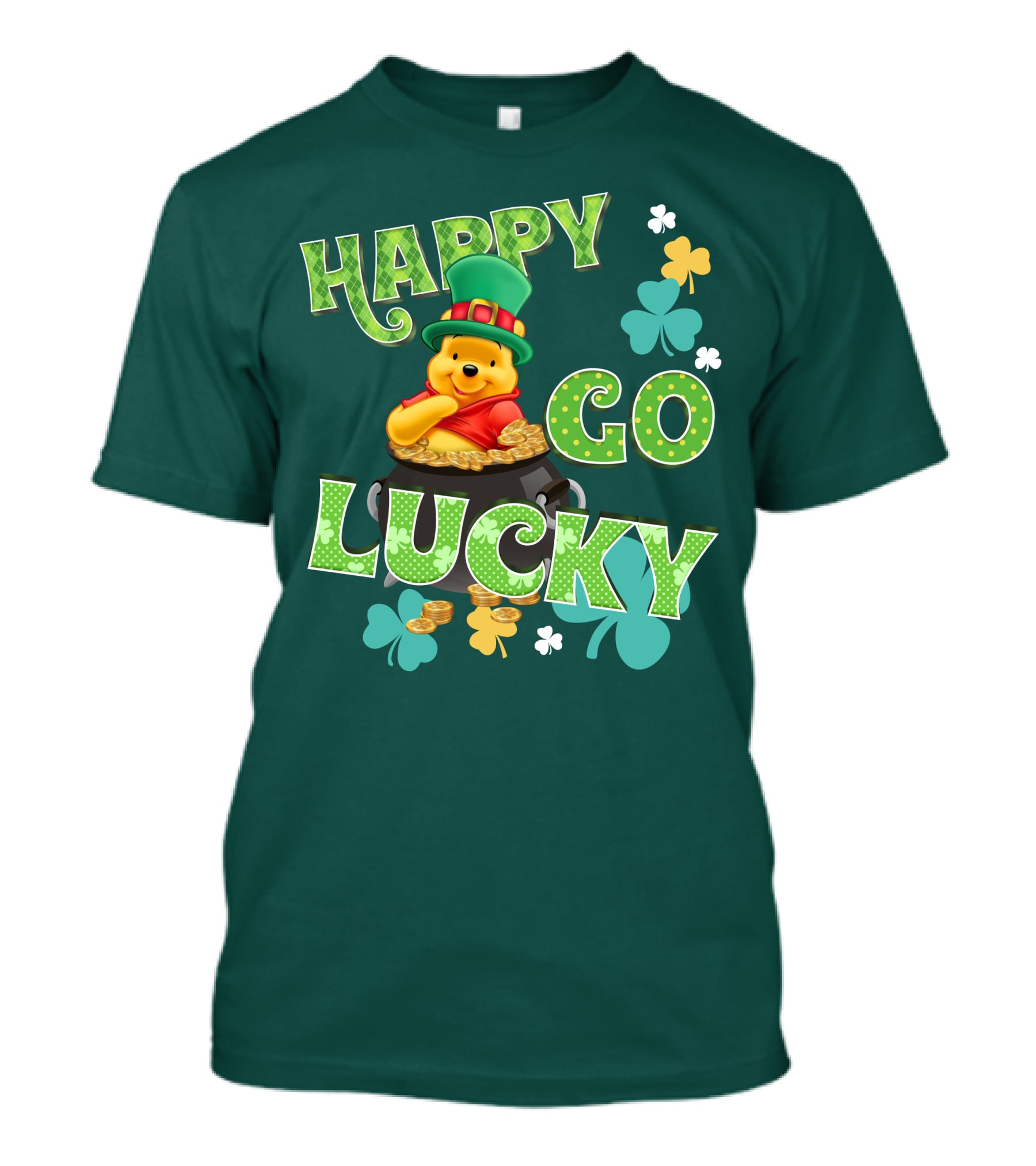 Happy Go Lucky Pooh T-Shirt