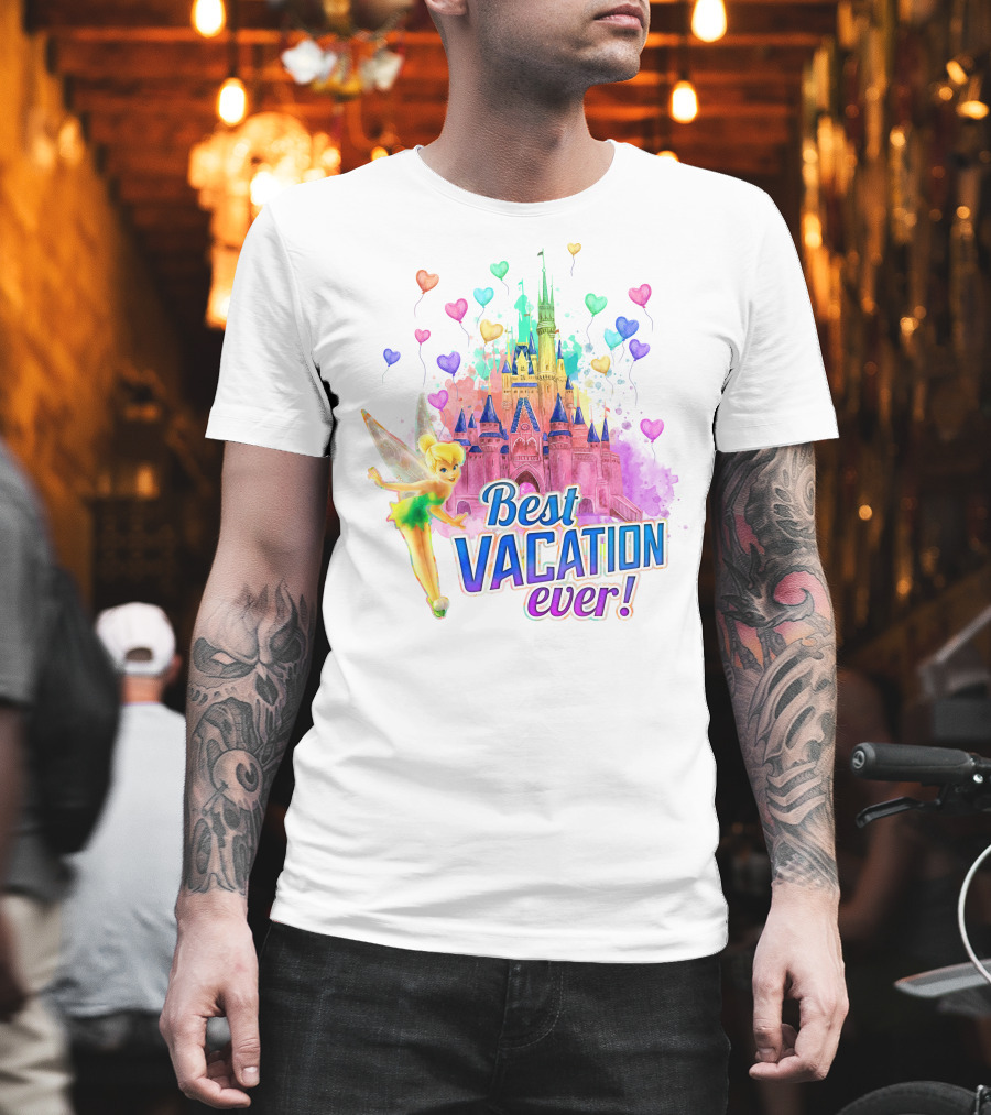 Tinkerbell Best Vacation Ever T-Shirt