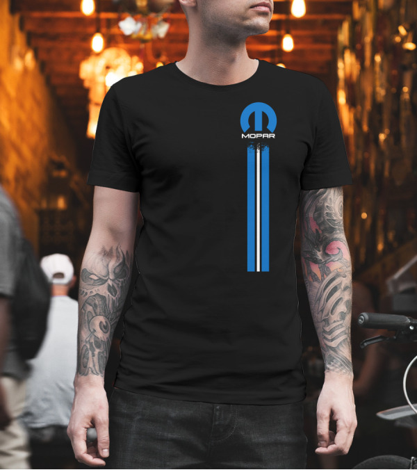 MOPAR Blue Stripes T-Shirt MOPAR Blue Stripes T-Shirt
