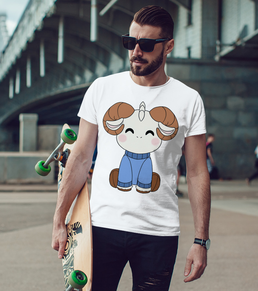Jschlatt Ram Hoodie Min Plush Cartoon T-Shirt