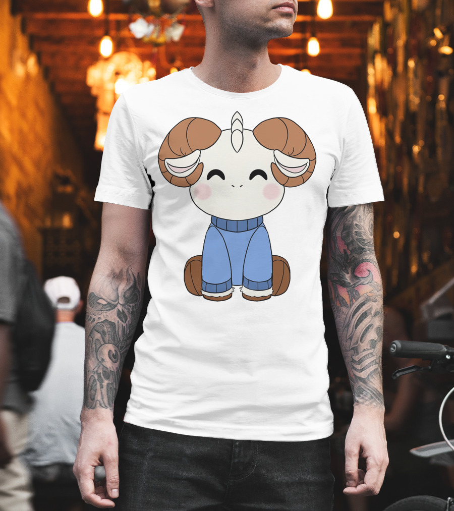 Jschlatt Ram Hoodie Min Plush Cartoon T-Shirt
