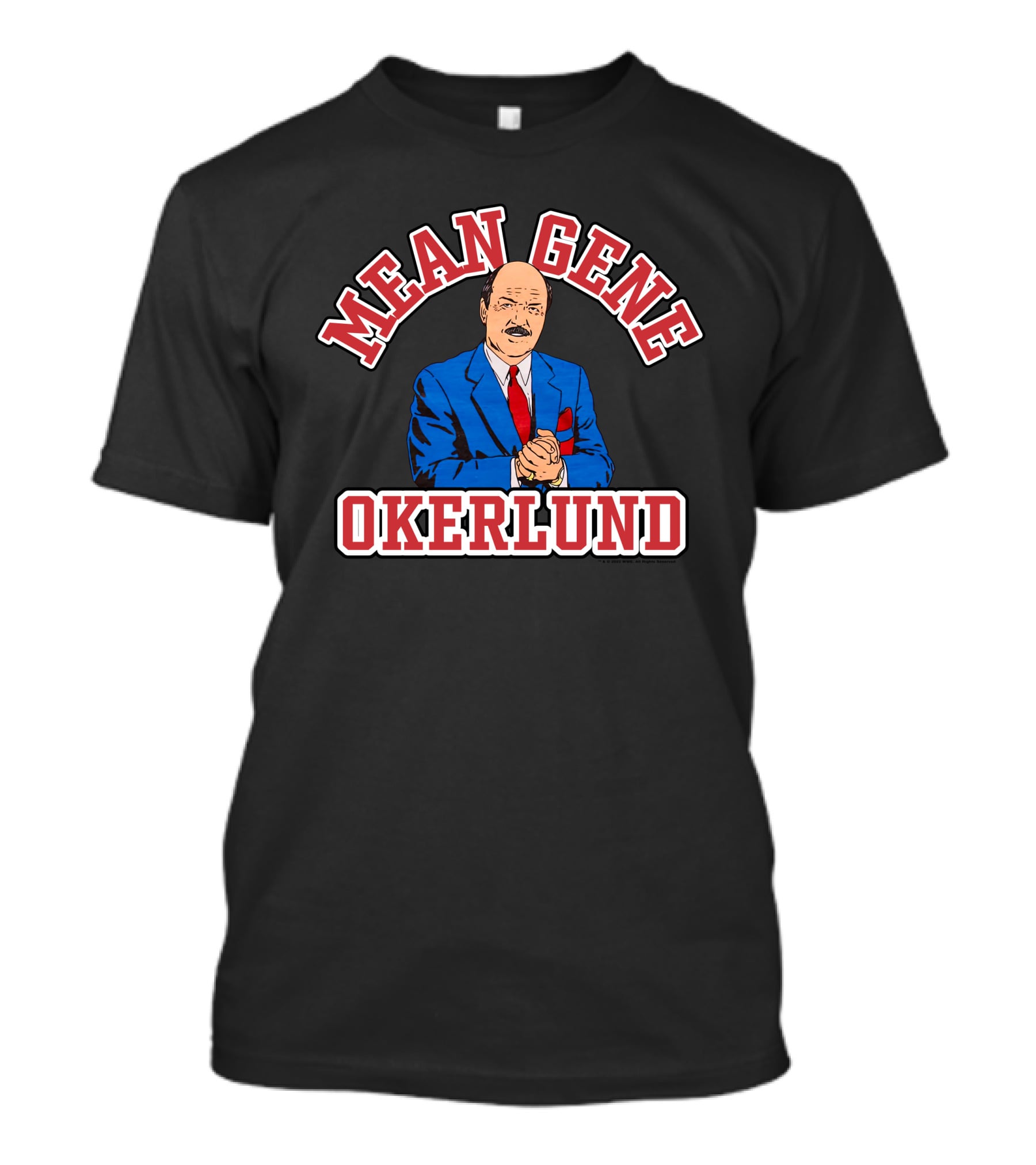 Mean Gene Okerlund WWE Legendary Broadcaster T-Shirt