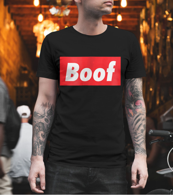 Boof Kayaking Rafting Bold Red BoxLogo T-Shirt Boof Kayaking Rafting Bold Red BoxLogo T-Shirt