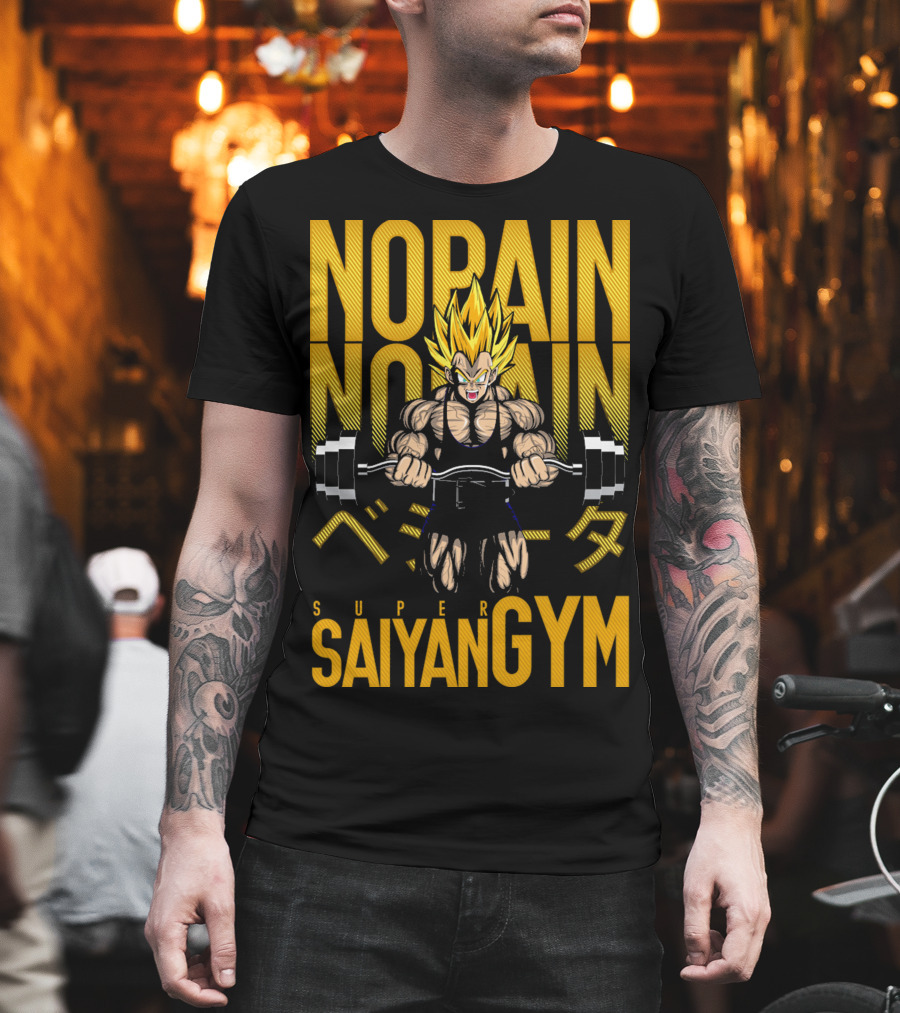 No Pain No Pain Super Saiyan Gym T-Shirt