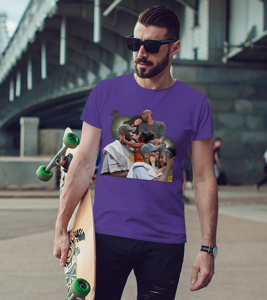 Kobe And Gigi Celebration Los Angeles Lakers Moments T-Shirt