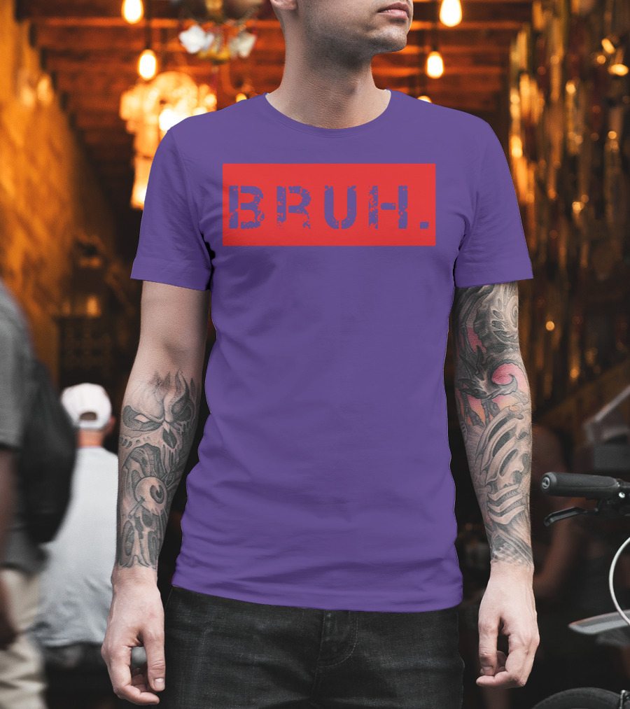 Bruh Meme Funny Saying Brother Teens Greeting T-Shirt