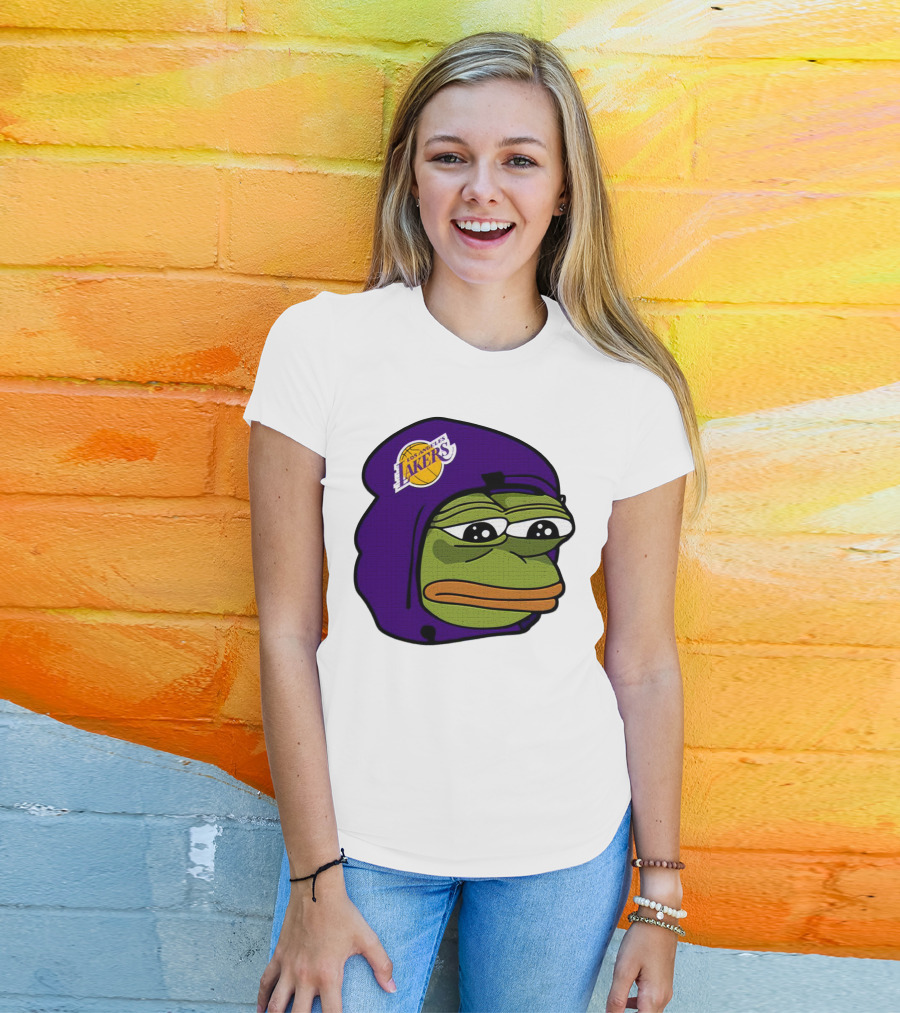 Pepe The Frog Los Angeles Lakers T-Shirt