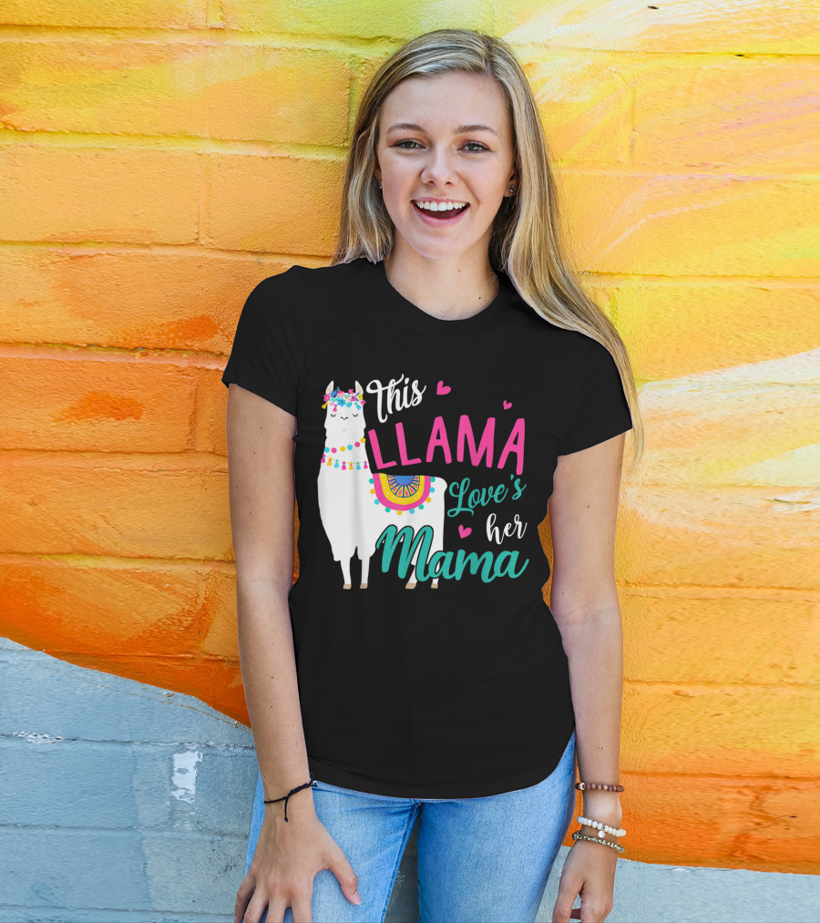 This Llama Loves Her Mama Mother's Day T-Shirt