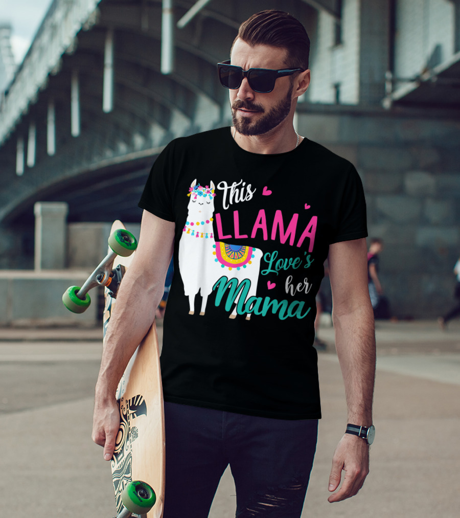 This Llama Loves Her Mama Mother's Day T-Shirt
