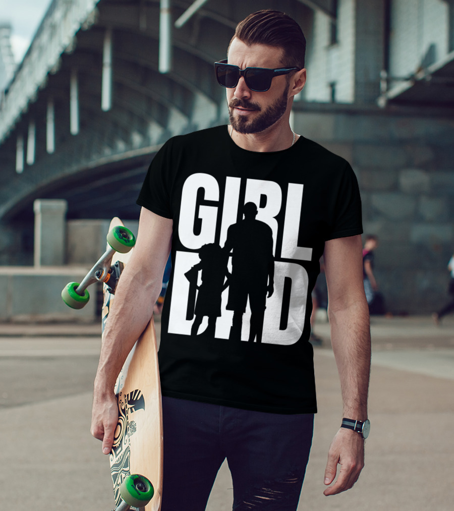 GirlDad Proud Father Of Daughters T-Shirt