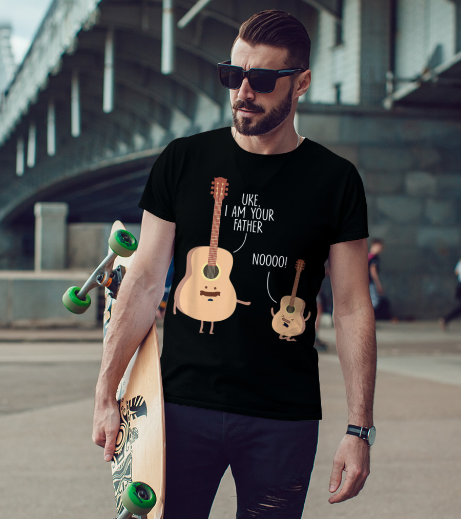 Uke I Am Your Father Ukulele Guitar NOOOO T-Shirt