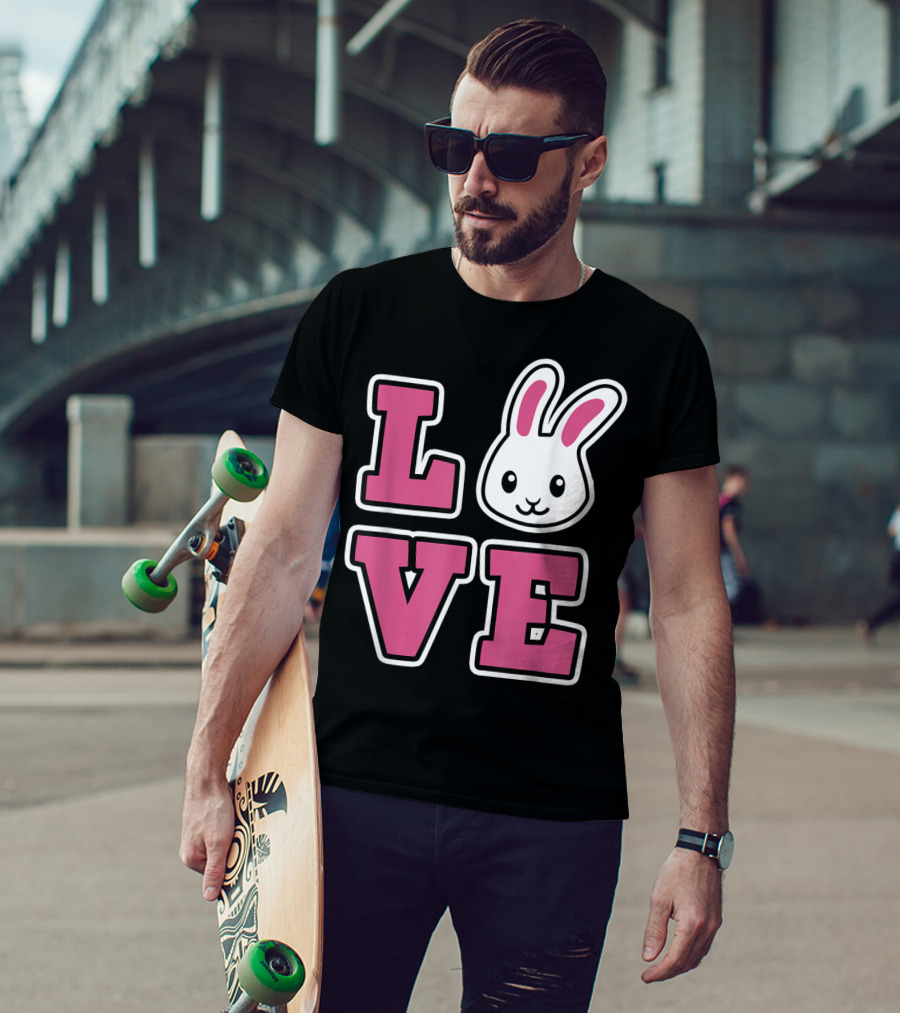 LOVE Bunny And Women For Easter Love Bunny T-Shirt