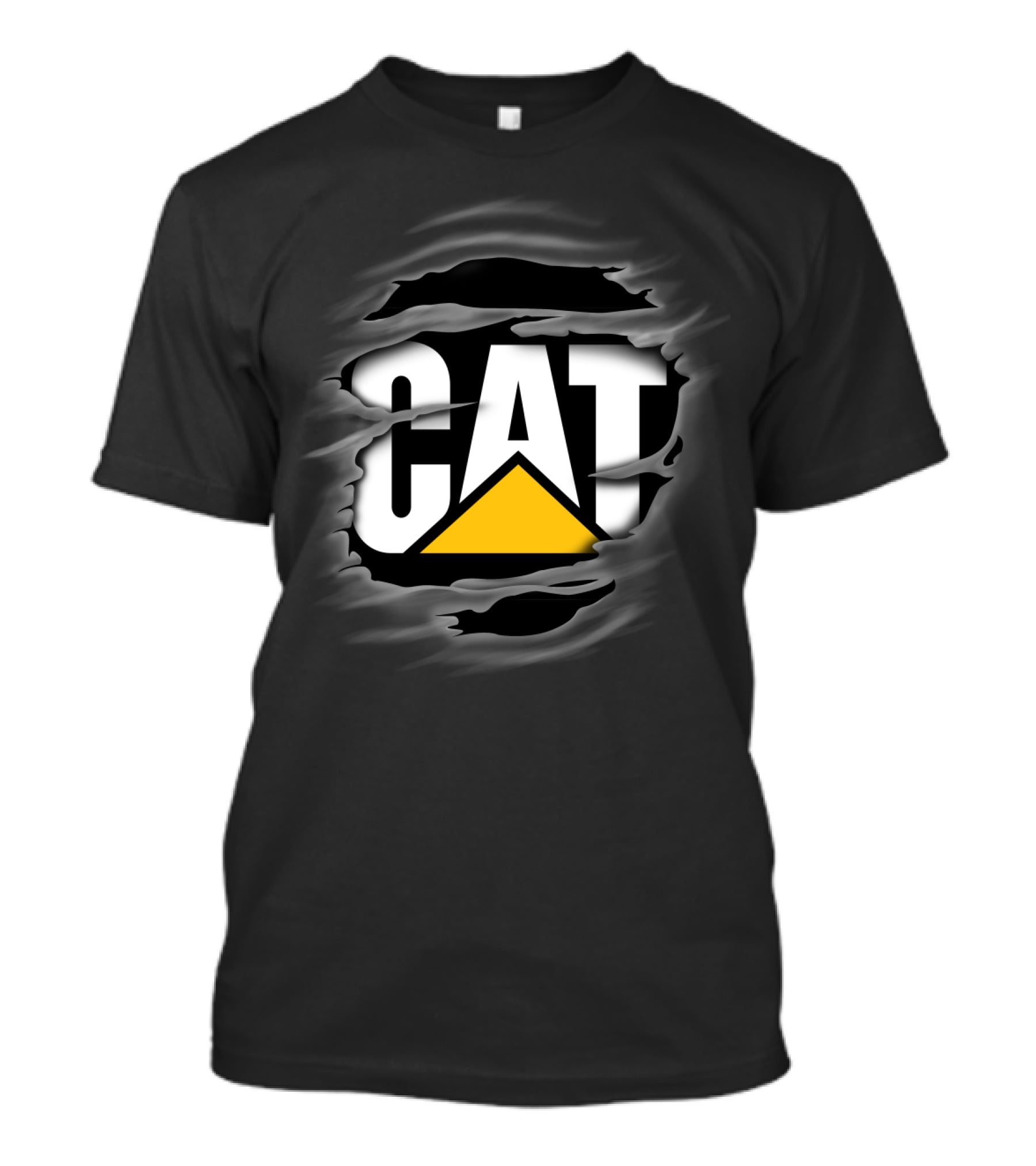CAT Ripped T-Shirt
