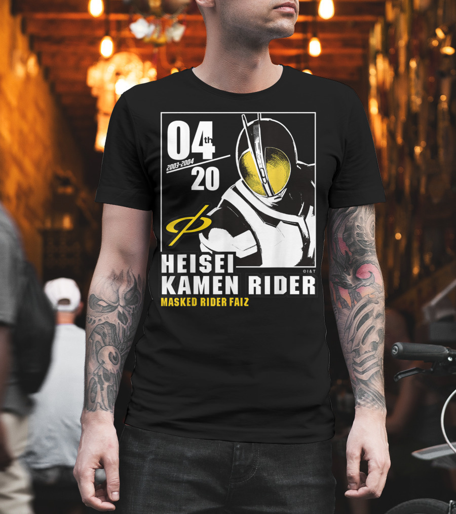 04 2003-2004 Heisei Kamen Rider Masked Rider Faiz T-Shirt