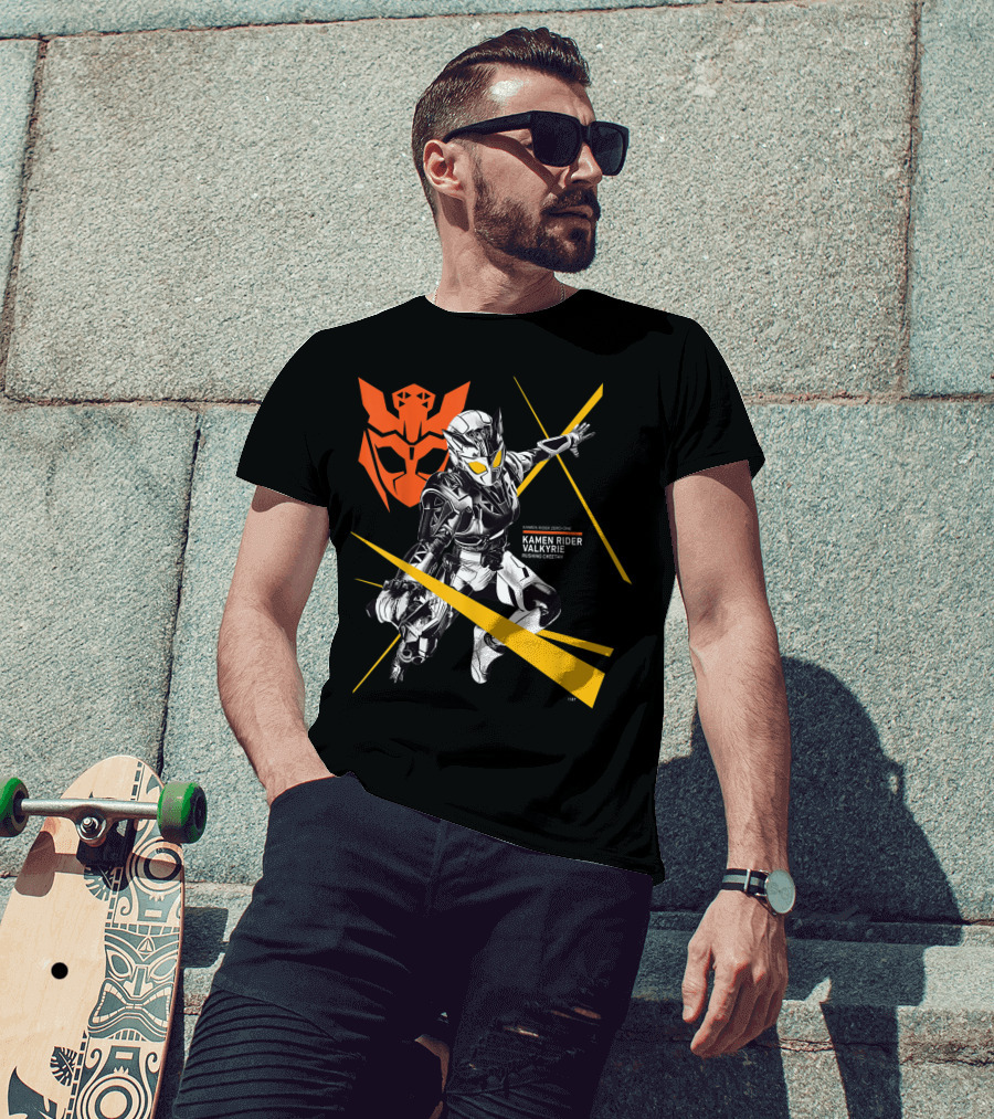 Kamen Rider Valkyrie Rushing Cheetah Zero-One Crossover T-Shirt