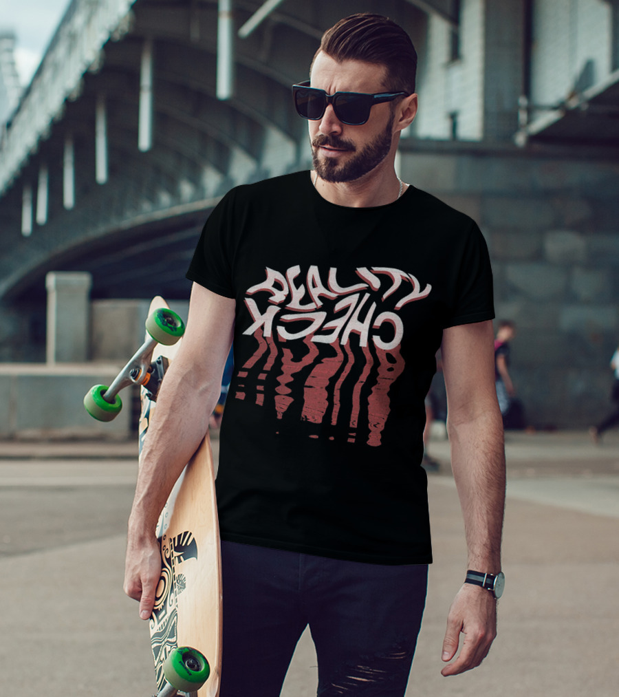 Reality Check Vintage Distorted Reflection T-Shirt