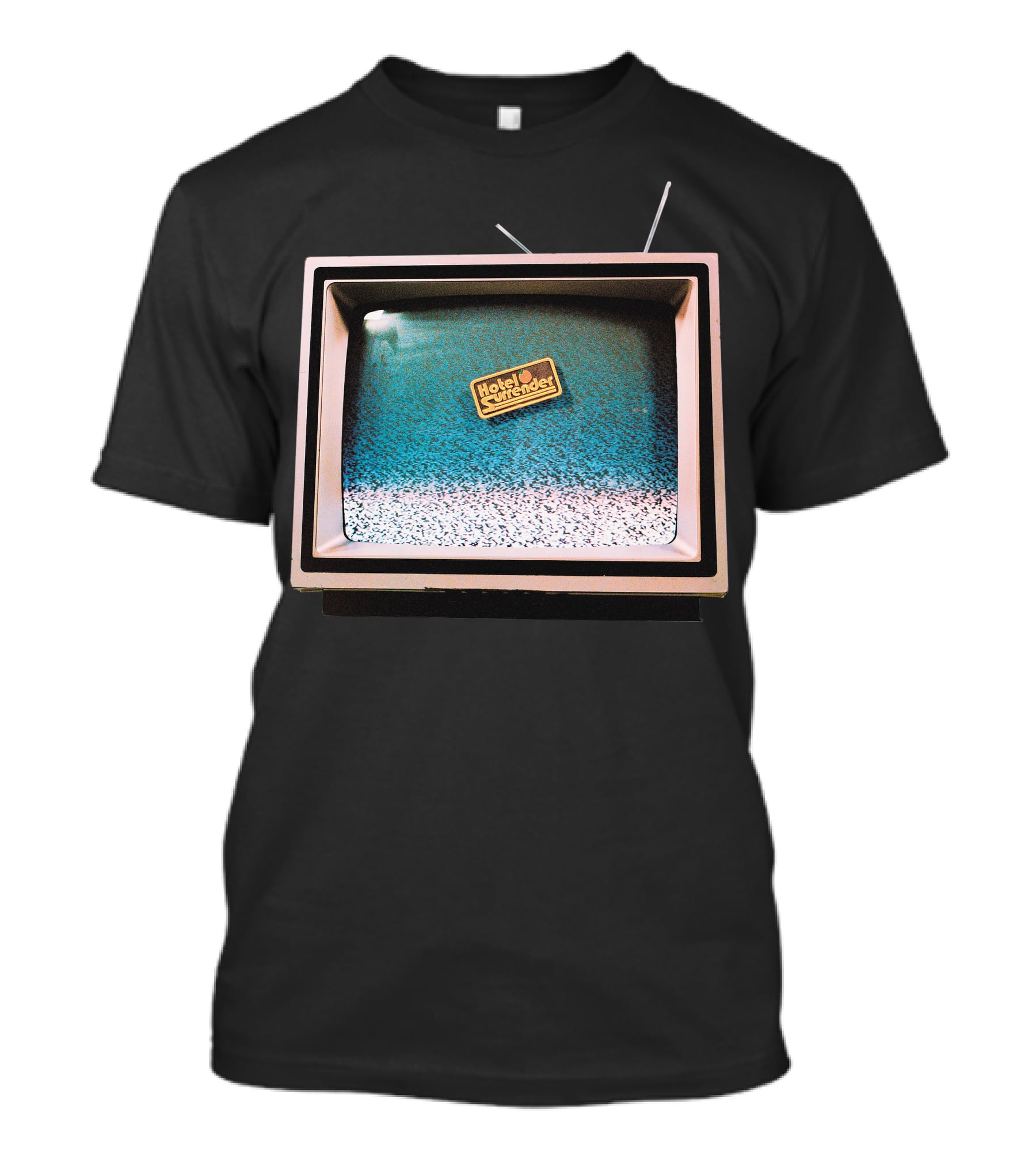 Hotel Surrender TV Static Retro Television T-Shirt