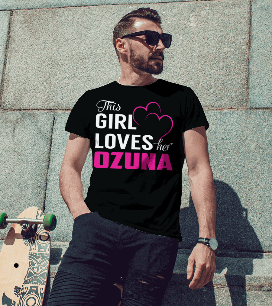 This Girl Loves Her OZUNA Heart T-Shirt