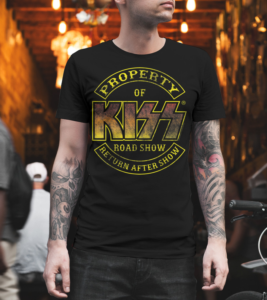 Property of KISS Road Show Return After Show T-Shirt