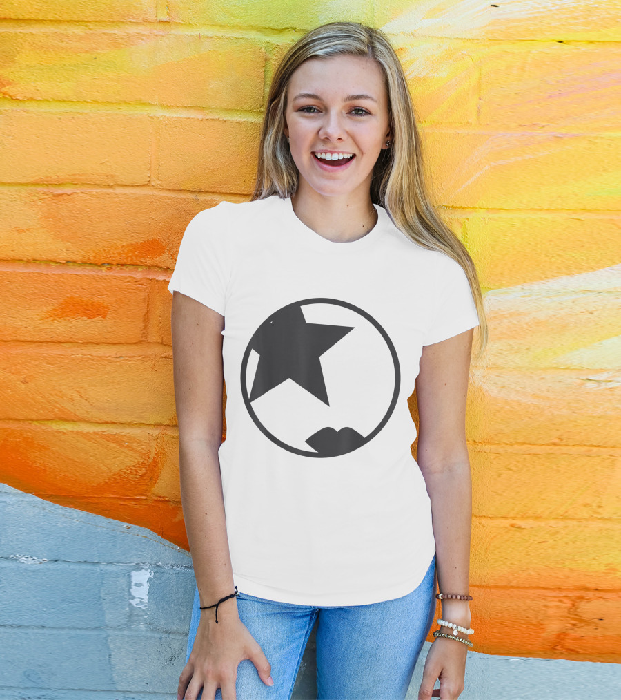 KISS Starchild Star Lips Circle T-Shirt