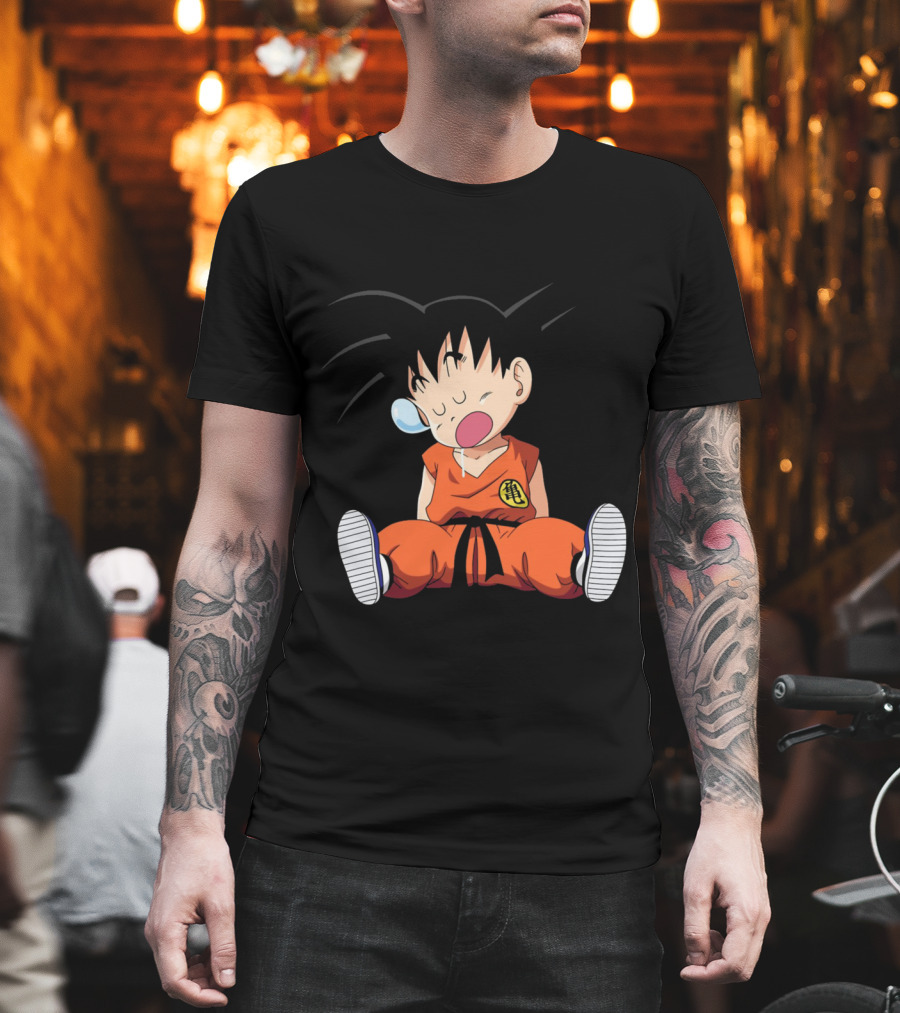 Dragonball Z Goku Kid Sleepy Super Saiyan T-Shirt
