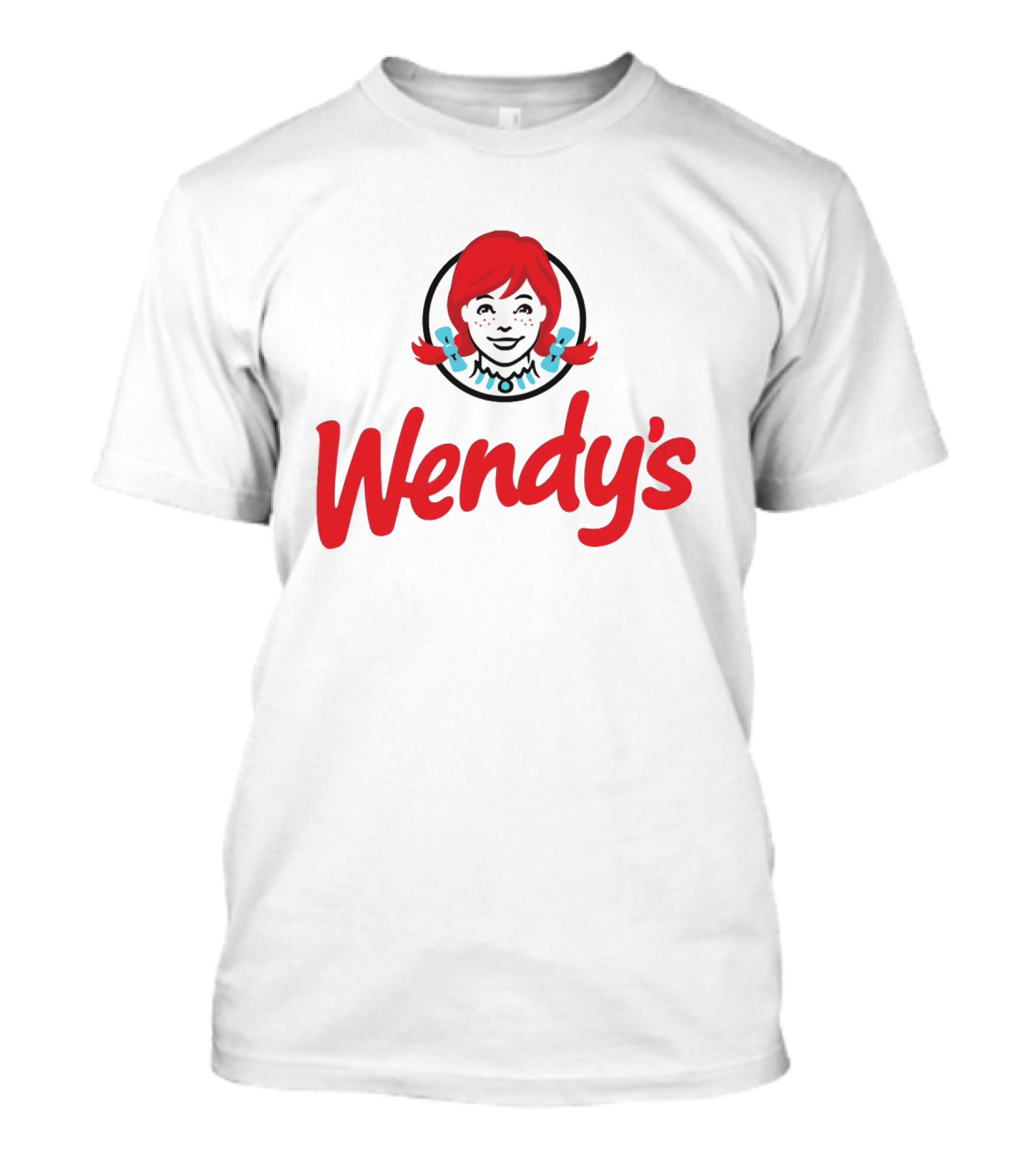 Wendy's Girl In Red T-Shirt