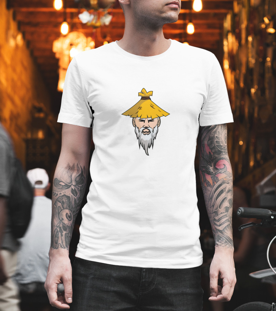 Sesh Head Monk With Straw Hat T-Shirt