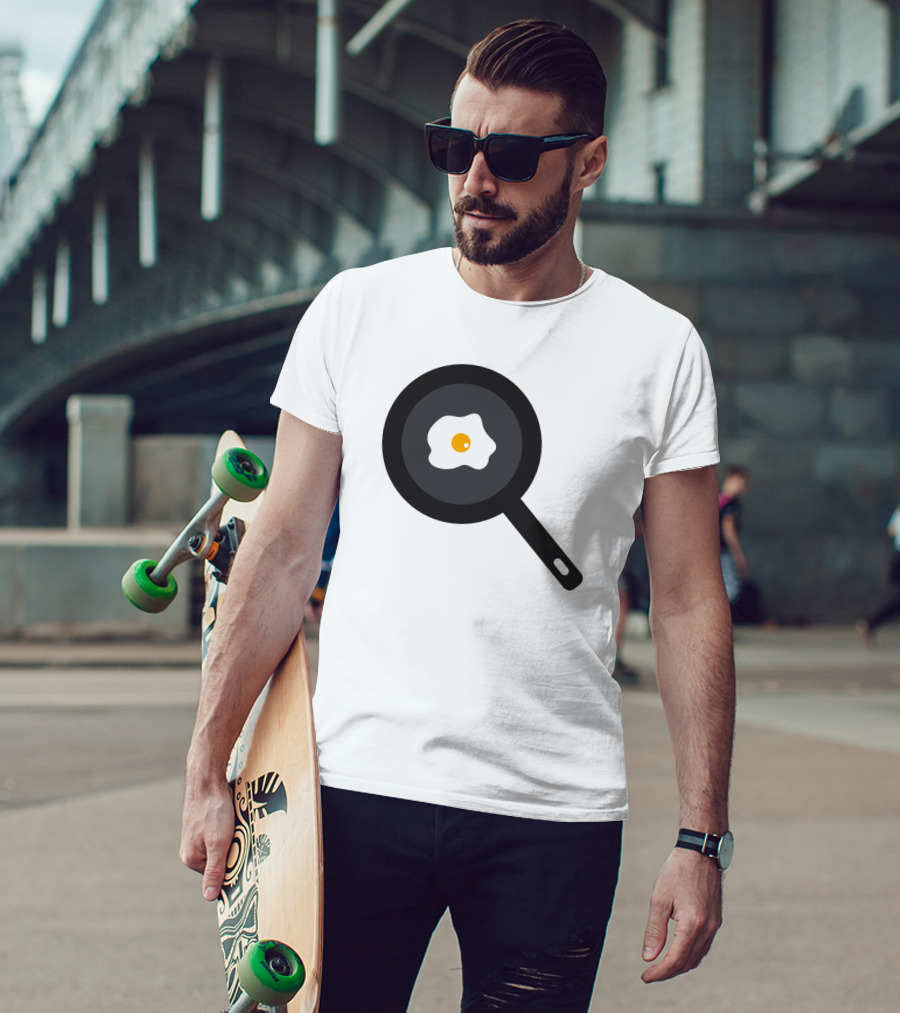 Pan With Fried Egg Cooking T-Shirt