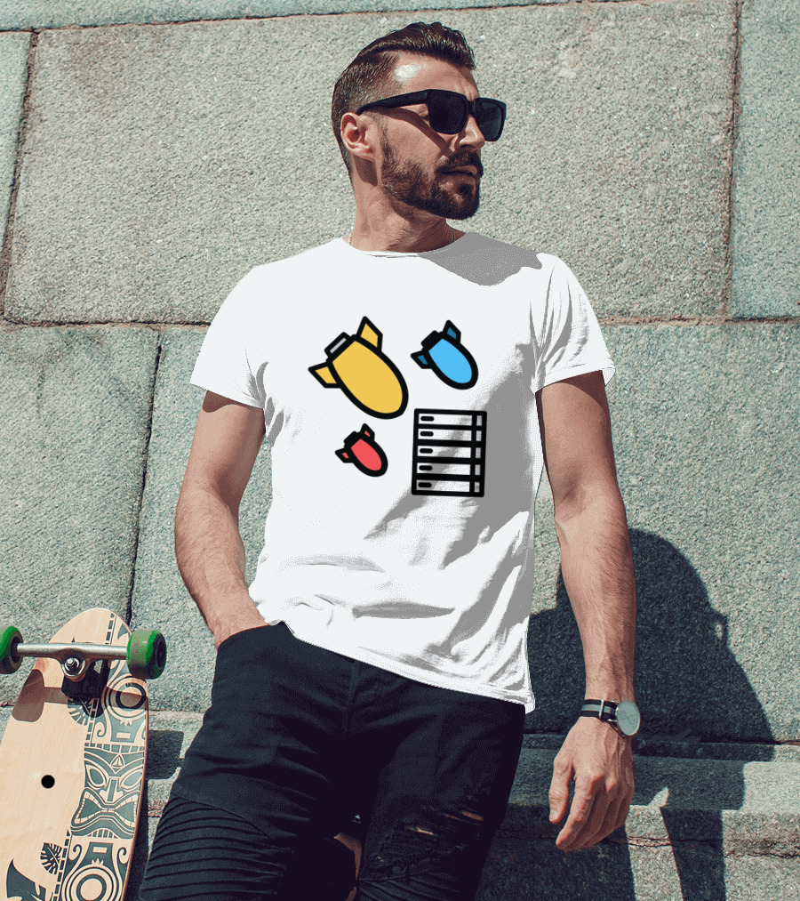DDOS Attacks Bombarding Server Iconic T-Shirt