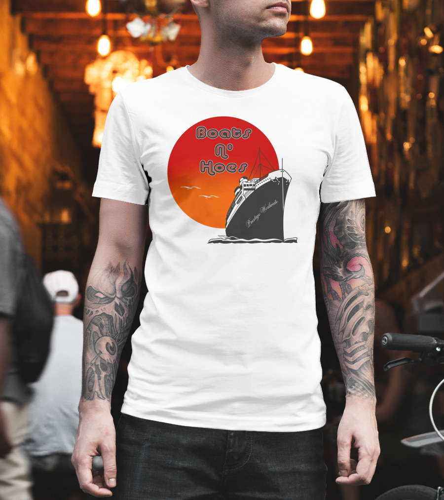 Boats N' Hoes Prestige Worldwide Step Brothers Sun Cruise T-Shirt