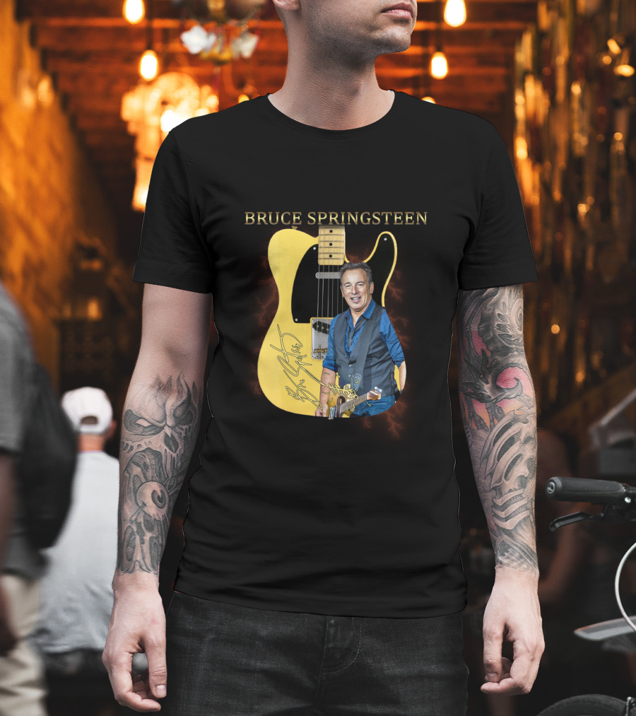 Bruce Springsteen Signature Guitar With Classic Telecaster T-Shirt