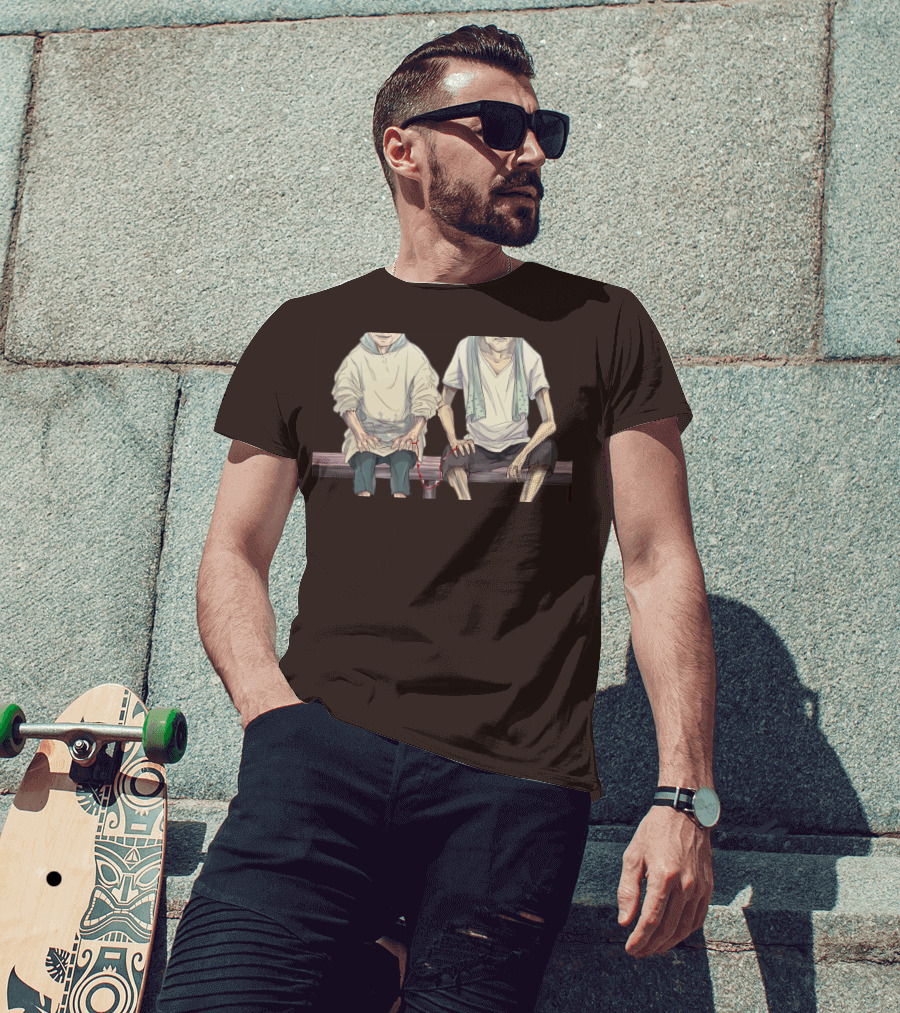 Grow Old With You Elderly Couple Sitting Together T-Shirt