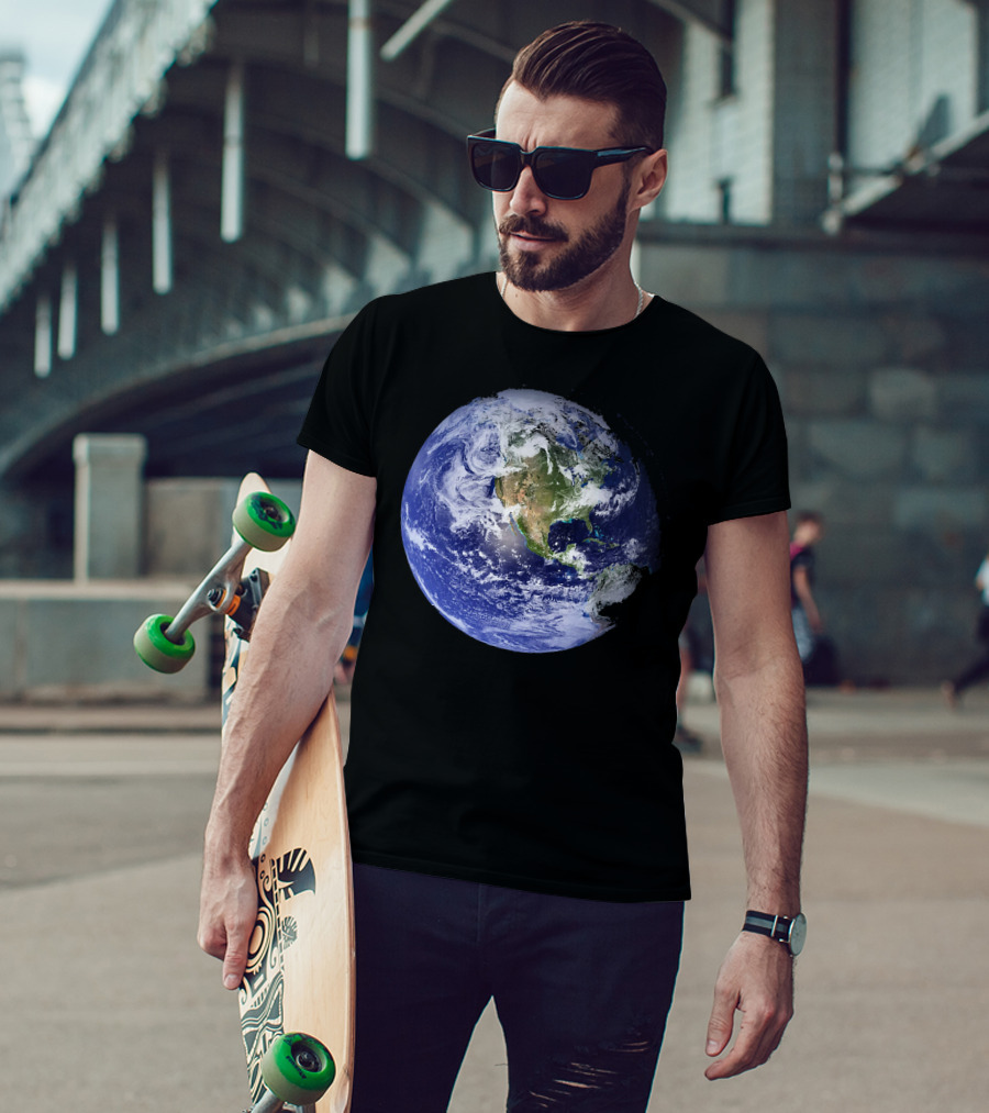 Earth Planet Our Home Image In The University T-Shirt