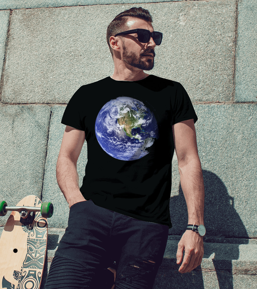 Earth Planet Our Home Image In The University T-Shirt