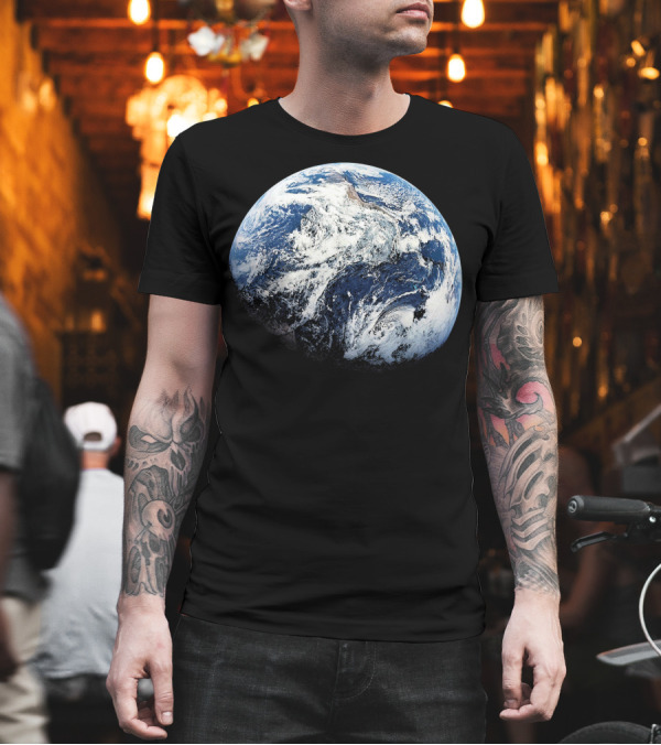 Planet Earth View From Apollo 8 Space Mission T-Shirt Planet Earth View From Apollo 8 Space Mission T-Shirt